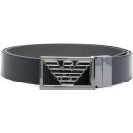 Cinturones negros de piel con hebilla  con logo Armani Emporio Armani Talla Única para hombre 