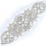 Cinturones transparentes de Diamantes con perlas para mujer 