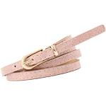 Cinturones rosas de cuero de cuero  largo 110 formales para mujer 