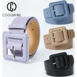 Cinturones lila de cuero con hebilla  lavable a mano talla XL para mujer 