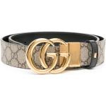Cinturones de lona de lona  largo 95 con logo Gucci Marmont para mujer 