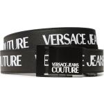 Cinturones negros de piel de cuero  rebajados largo 110 floreados VERSACE Jeans Couture para hombre 