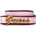 Cinturones rosas de cuero rebajados Guess talla XS para mujer 