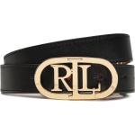 Cinturones marrones de piel de cuero  floreados Ralph Lauren Lauren talla S para mujer 