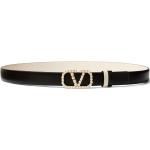 Cinturones negros de piel de cuero  largo 100 Valentino Garavani con perlas para mujer 