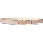 Cinturones rosas de cuero  largo 75 Valentino Garavani con perlas para mujer 