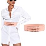 Cinturones elásticos rosas de cuero vintage Talla Única para mujer 