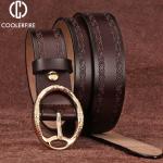 Cinturones marrones con hebilla  vintage para mujer 