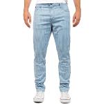 Pantalones azules de tela ancho W33 Cipo & Baxx para hombre 