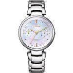 Relojes multicolor de acero inoxidable de pulsera impermeables Solar Citizen 5 Bar para mujer 
