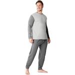 Pijamas polar grises de algodón tallas grandes talla M para hombre 
