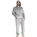 Pijamas polar grises para navidad de camuflaje talla XL para hombre 
