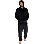 Pijamas polar negros para navidad de camuflaje talla XL para hombre 