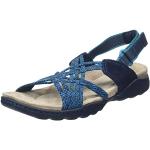 Sandalias azul marino de piel de cuero rebajadas Clarks talla 37,5 para mujer 