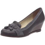 Zapatos grises de cuero de tacón formales Clarks talla 36 para mujer 