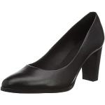 Zapatos negros de cuero de tacón acolchados Clarks talla 42 para mujer 