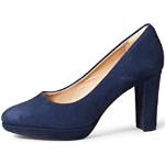 Zapatos azules de ante de tacón Clarks talla 37,5 para mujer 