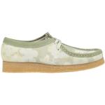 Zapatos verdes de ante con punta cuadrada formales Clarks con motivo de flores talla 41 para mujer 
