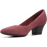 Zapatos rosas de goma de tacón con tacón de 5 a 7cm Clarks talla 39,5 de materiales sostenibles para mujer 
