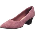 Zapatos rosas de piel de tacón rebajados de invierno Clarks talla 39,5 para mujer 