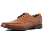Clarks Tilden Walk Zapatos de cordones derby Hombre, Marrón (Dark Tan Leather -), 45 EU