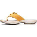 Sandalias doradas de sintético Clarks talla 39 para mujer 