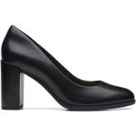 Zapatos negros de goma de tacón Clarks talla 37,5 para mujer 