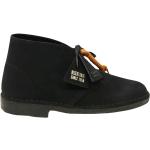 Zapatos negros de ante con cordones con cordones formales con logo Clarks Desert Boot talla 36 para mujer 