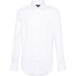 Camisas blancas de popelín de manga larga manga larga Armani Emporio Armani para hombre 