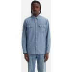 Camisas Chambray azules de algodón oficinas LEVI´S talla S para hombre 