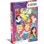 Puzzles multicolor Princesas Disney Clementoni infantiles 3-5 años 