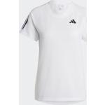 Camisetas deportivas blancas manga corta con cuello redondo adidas talla XL para mujer 