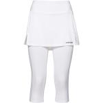 Faldas blancas de tenis transpirables Head talla XL para mujer 