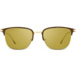 Clubmaster-frame tinted sunglasses