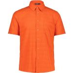Camisas naranja de piel de manga corta rebajadas tallas grandes manga corta CMP talla 3XL para hombre 
