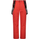 Pantalones rojos de sintético de esquí rebajados acolchados CMP talla S para hombre 