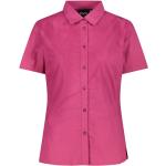 Camisas rosas de poliester de manga corta rebajadas manga corta CMP talla M para mujer 