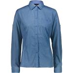 Camisas azules de manga larga rebajadas de verano manga larga CMP talla S para mujer 