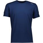 Camisetas deportivas azules rebajadas tallas grandes manga corta transpirables CMP talla 3XL para hombre 