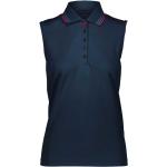 Cmp 3t58056 Sleeveless Polo Shirt Azul XL Mujer