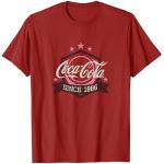 Camisetas rojas de encaje con encaje  Coca Cola con logo Coca Cola talla S para hombre 