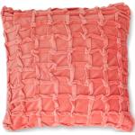 Cojines decorativos rosas de terciopelo rebajados 45x45 
