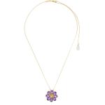 Collares dorados de oro de perlas floreados Dolce & Gabbana Talla Única para mujer 