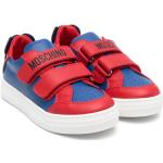 Sneakers bajas rojos de goma rebajados con logo MOSCHINO talla 32 para mujer 