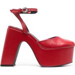 Zapatos rojos de goma con plataforma rebajados Coperni talla 36 para mujer 