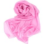Estolas rosas de poliester de verano lavable a mano Talla Única para mujer 