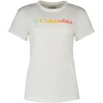 Camisetas deportivas blancas de poliester rebajadas Columbia talla M para mujer 
