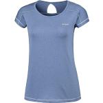 Camisetas deportivas azules de poliester Columbia Peak to Point talla XS para mujer 