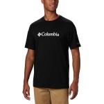 Camisetas deportivas negras de algodón con logo Columbia talla XS para hombre 