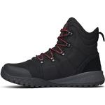Columbia FAIRBANKS WATERPROOF OMNI-HEAT botas de nieve impermeables Hombre , Negro (Black x Rusty), 43.5 EU